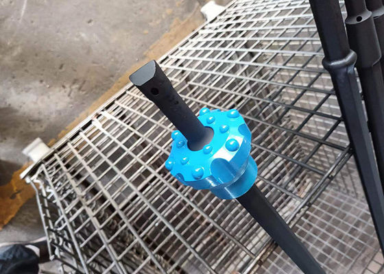 Πιστοποιημένη ράβδος γεώτρησης από χάλυβα άνθρακα ISO 9001 με ενσωματωμένο τρυπάνι και προσαρμοσμένο μήκος για γεωτρήσεις ακριβείας