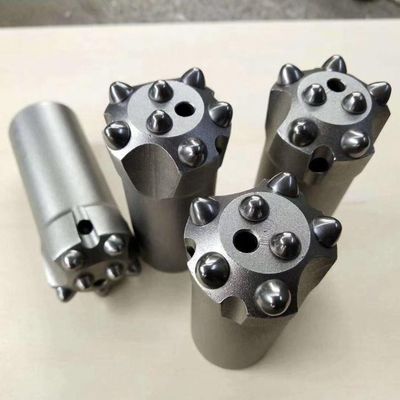 12 Degree Broca 38mm 8 Buttons Rock Drilling Bits For Mining Drilling Blasting