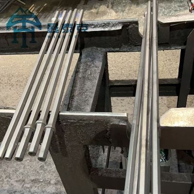 11 βαθμοί Taper Drill Rod Carbon Steel 32mm-41mm Διαμέτρου 380mm-1180mm Μέγεθος για γεώτρηση σκληρού βράχου