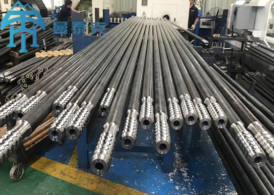 Μήκος 3,66m MF T45 Drill Rod Quarrying Tunneling Blasting Εξαρτήματα μηχανών εξόρυξης