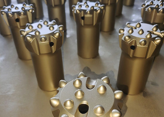 R32 76mm 45CrNi κουμπί νήματος με 13 καρβίδια για εργαλεία τρυπήματος με σφυρί