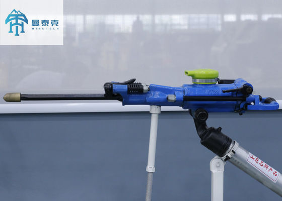 YT28 Φορητή Πνευματική χειροκίνητη μηχανή τρυπήματος πετρώματος με ατμομηχανή αέρα με H22*108mm για υγρή τρυπήματα στη σιδηροδρομική κατασκευή