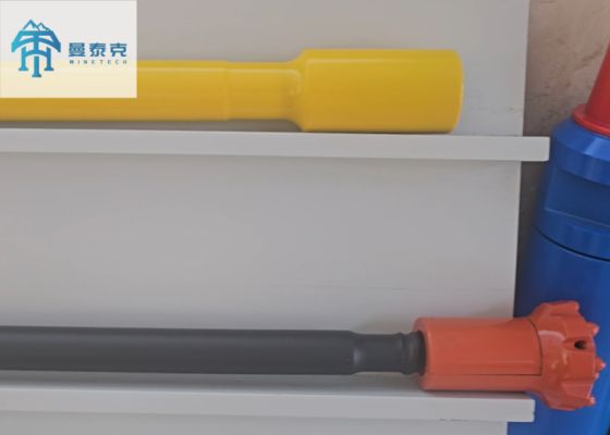 T45 Extension Rock Drilling Tools for Underground Mining with 3m 6m Length and 10% Higher Penetration Made of Alloy Steel 23CrNi3Mo