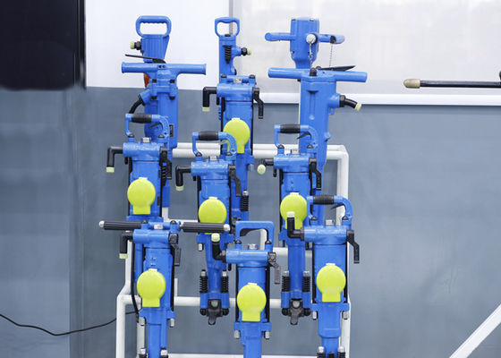 Φορητό Πνευματικό Δράπανο Βράχου YT29A με Βάθος Διάτρησης 5m και Βάρος 27kg για Εξόρυξη και Λατομεία