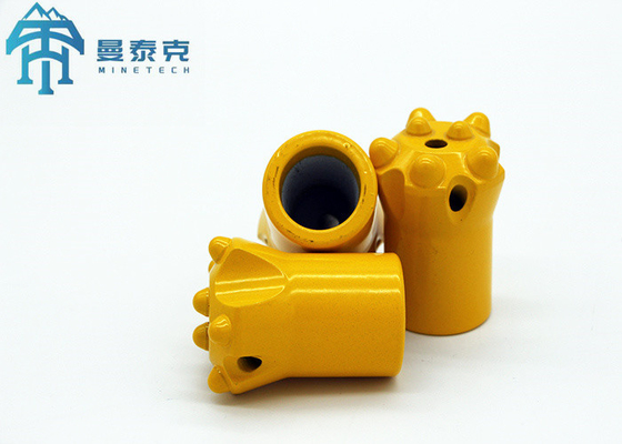 Βυθότρυπα Taper Button Bit Taper Broca 11° 7 Στρίβες για εξόρυξη