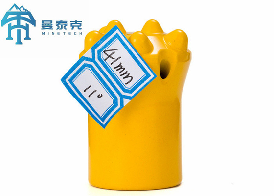 40 mm Tungsten Carbide Tapered Button Bit για τρυπήματα σε σκληρό βράχο
