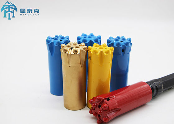 R32 σκληρό κράμα τρυπανιών βράχου κομματιών κουμπιών νημάτων