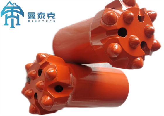 Τρυπάνι βράχου με σπείρωμα T45, διάμετρος 76mm με 8×12.7 κουμπιά