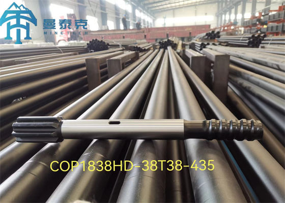 Μεταβατικό στέλεχος Top Hammer T38 500mm HLX5 Μοντέλο Υψηλής Αντοχής Χάλυβας Χρωμίου-Μολυβδαινίου για γεωτρήσεις βράχων