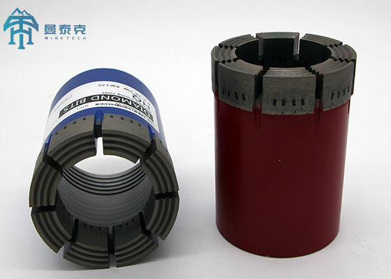 PQ3 NQ3 BQ3 Διαμαντένιο κεντρικό τρυπάνι για γεωλογική γεώτρηση με υψηλή απόδοση