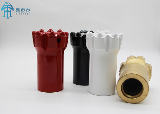 Κουμπί νημάτων κομματιών διατρήσεων βράχου μεταλλείας καρβιδίου T45 64mm